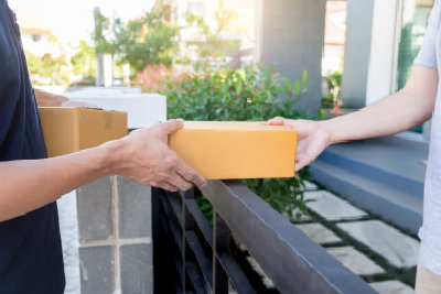 secure door-to-door package delivery